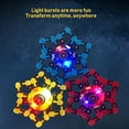 thumbnail image 2 of POINTERTECK Glowing Fingertip Mechanical Top Anxiety And Stress Relief Diy Deformable Stress Relief Toy Creativity Development Glowing Decompression Fingertip Spinner, 2 of 6