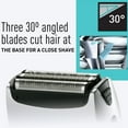 thumbnail image 3 of Panasonic ES-RT51-S Arc3 Wet/Dry 3-Blade Cordless Electric Razor, 3 of 9