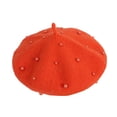 thumbnail image 1 of ZAXARRA Children's Plush Solid Color Cute Beret for Birthday Festival, 1 of 1