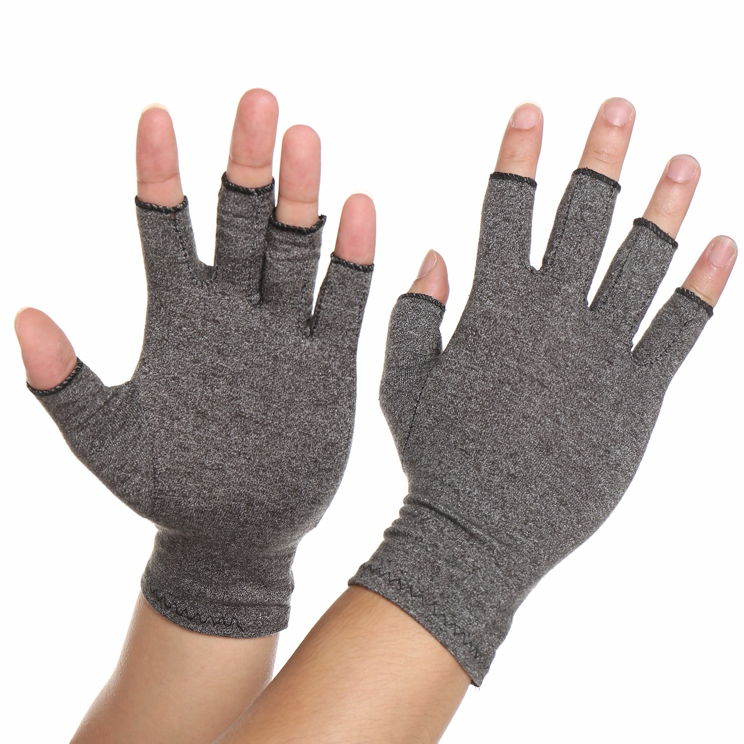 CFR Arthritis Gloves Open Finger Compression Hand Gloves for