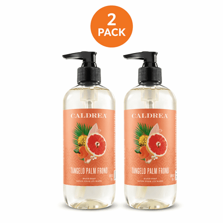 Caldrea Hand Wash Soap, Tangelo Palm Frond 10.8 Fl Oz-2pack