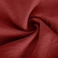 thumbnail image 6 of Women's Summer Pull-On Cropped Pants with Pockets Stretch Ankle Length Loose Fit Trousers Solid Palazzo Wide Leg Pants Red XXXL, 6 of 6
