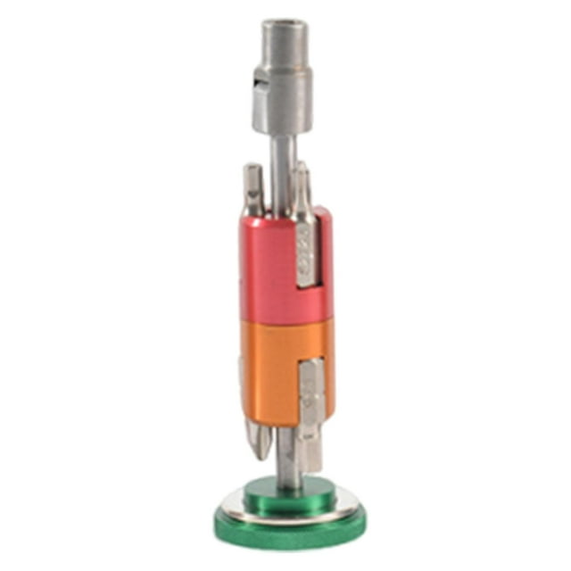Colaxi Clé de Vélo Multi-Outils Alliage d'Aluminium Robuste Conception 6 en 1 3mm 4mm 5mm 6mm Clés Hexagonales Accessoires Raccords Haute Performance Vert