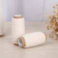 thumbnail image 4 of Yuarrent Cuerda de macramé de algodón ecológica, 6 rollos, hilo de algodón sostenible y confiable para coser regalos Tela de costura y artesanía, 4 of 6