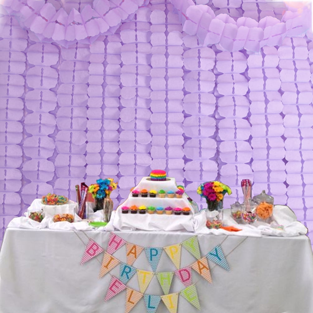 hanging paper flower garland
