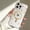 A, variant on For iPhone 16 Pro Phone Case,Fresh Floral Print Back Design,Crystal Transparent,Compatible With Wireless Charging,Ultra Slim Shockproof Anti-fall Anti-Scratch,Thin Fit Phone Case,D