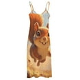 thumbnail image 5 of Funny Squirrel Sleeveless Dress for Women Clothing Female Women's Summer Skirt, 5 of 7