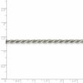 thumbnail image 5 of Auriga Fine Jewelry 925 Sterling Silver 3mm Diamond-cut Rope Chain Necklace 26inch for Women, 5 of 6
