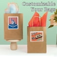 thumbnail image 4 of 10.2x4.7x12.2 Kraft Paper Bags 100 Pcs Kraft Shopping Bags, Paper Gift Bags for Retail, Merchandise, Recycled Bulk Paper Sacks, Brown Paper Bags with Handles (Large, 100 Pcs), 4 of 7