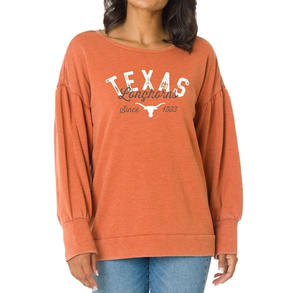 Women's Texas Orange Texas Longhorns Brooklyn Pullover Sweatshirt