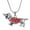Red, variant on Censtreet Enamel Dog Heart Pets Lover Art Dachshund Necklace Pendant Novelty Jewelry for Women Gifts