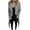 Gray Winter Coats, variant on Long Cardigans for Women Lightweight Wool Blend Coat Shawl Collar Windproof Overcoats with Belt