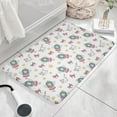 thumbnail image 3 of White Fairy Cat Pattern Flannel Non Slip Door Rugs,Washable Door Mats Indoor,Decorative Door Mats,Dirt-Resistant and Absorbent Doormat for Entrance,Bedroom,Kitchen,Bathroom,31.5x17in(80x43cm), 3 of 4