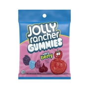 Jolly Rancher Gummies Very Berry Assorted Fruit Flavored Candy, Bag 3.4 oz