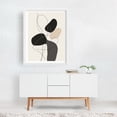 thumbnail image 2 of Minimalist Floral Line Drawing - Line Drawing Abstract Minimalist Line Art Modern Art Geometric Boho Mid-Century Modern White Framed Wall Art Print 8 x 10 inches, 2 of 3