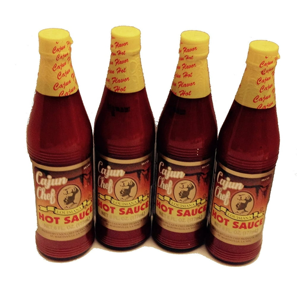Cajun Chef Louisiana Hot Sauce 6oz (4pk)