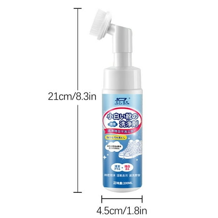 Shoe Cleaner for White Sneakers Shoe Cleaner Kit Removes Black Scratches For Sports Shoes  Leather Shoes  Leather Bags  Belts  Watch Straps 205ml