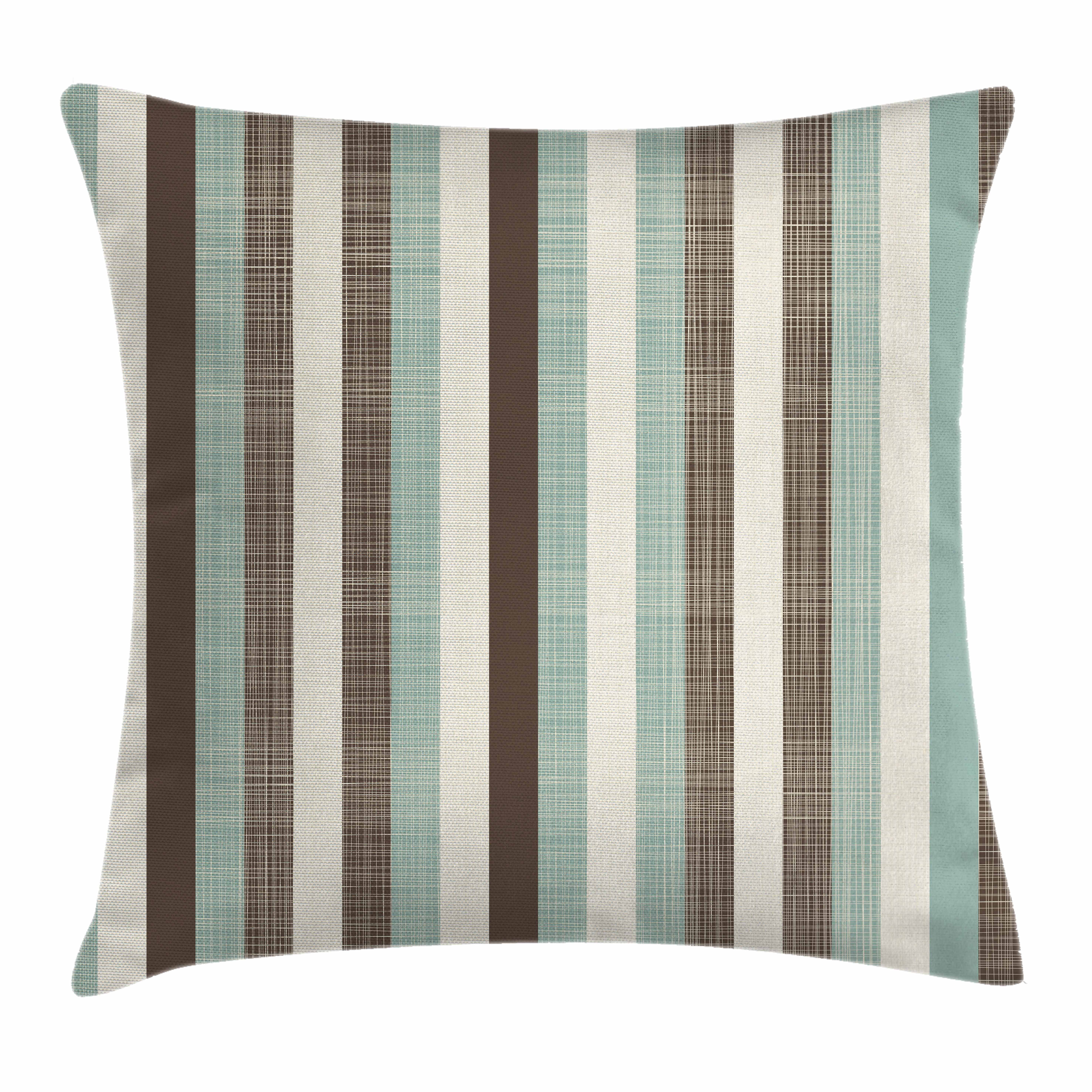 Retro Throw Pillow Cushion Cover, Classical Vertical Stripes Fabric