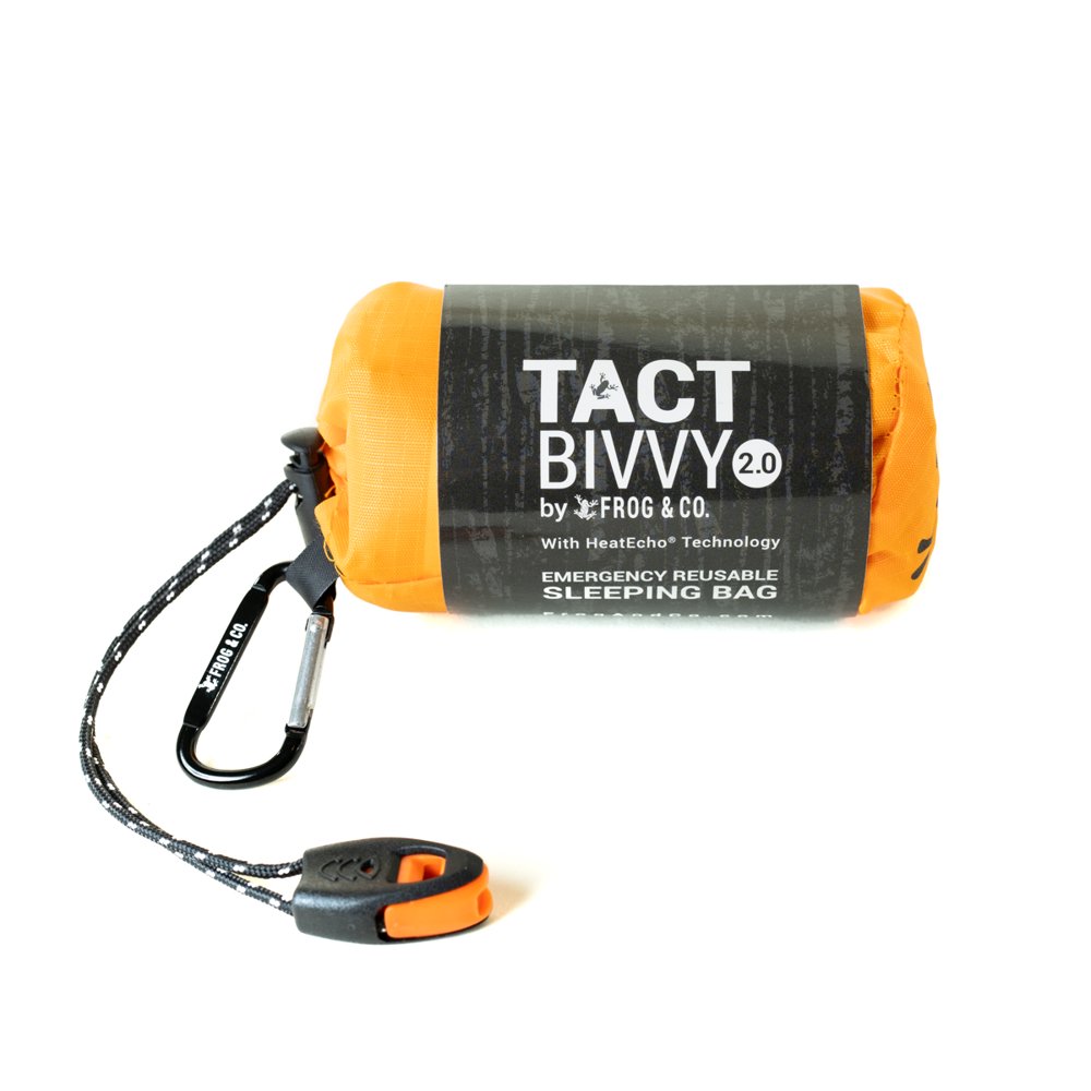 TACT Bivvy Emergency Survival Compact Sleeping Bag Lightweight, Waterproof Bivy Sack Emergency