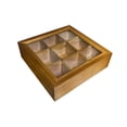 thumbnail image 1 of Gabinete de almacenamiento Macarena de madera Estante de exhibición de figuras de acción uso en tienda doméstica contenedores de caja de té estilo A, 1 of 8