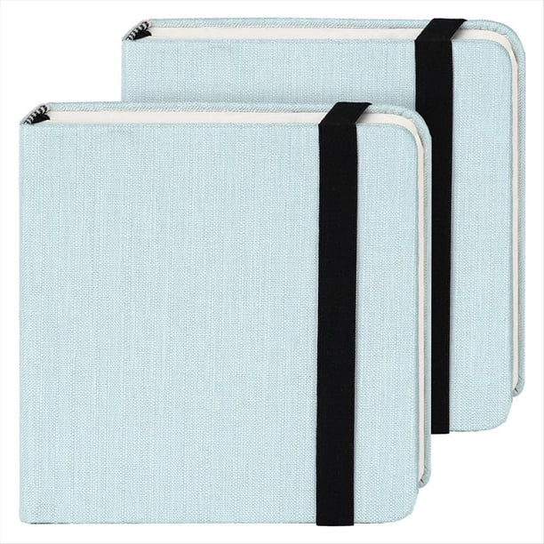 Cuaderno de Acuarela, 12 X 12 cm, Paquete de 2, 24 Hojas Cada , Prensado en Caliente de Algodón, 300 G/M²/140 Lb, Material de Arte, A