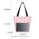 thumbnail image 3 of Balery Pink Bows1 Bolsa de Hombro con Diseño, Bolsa Grande y Duradera, Bolsa Versátil para Compras, 3 of 6