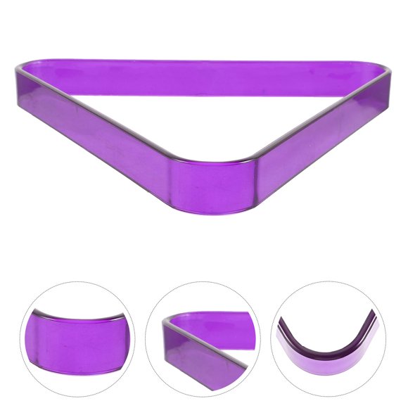 PAMINGONO Pool Balls Rack Compacto Color Morado Ideal Para Organización Y Uso En De Billar