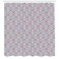 thumbnail image 3 of Ambesonne Mosaic Shower Curtain, Abstract Blooming Leaves, 69"Wx84"L, Multicolor, 3 of 3