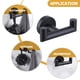 thumbnail image 4 of GOOHOCHY Gancho de doble toalla de baño gancho de toalla doble de acero inoxidable de servicio pesado, 4 of 8