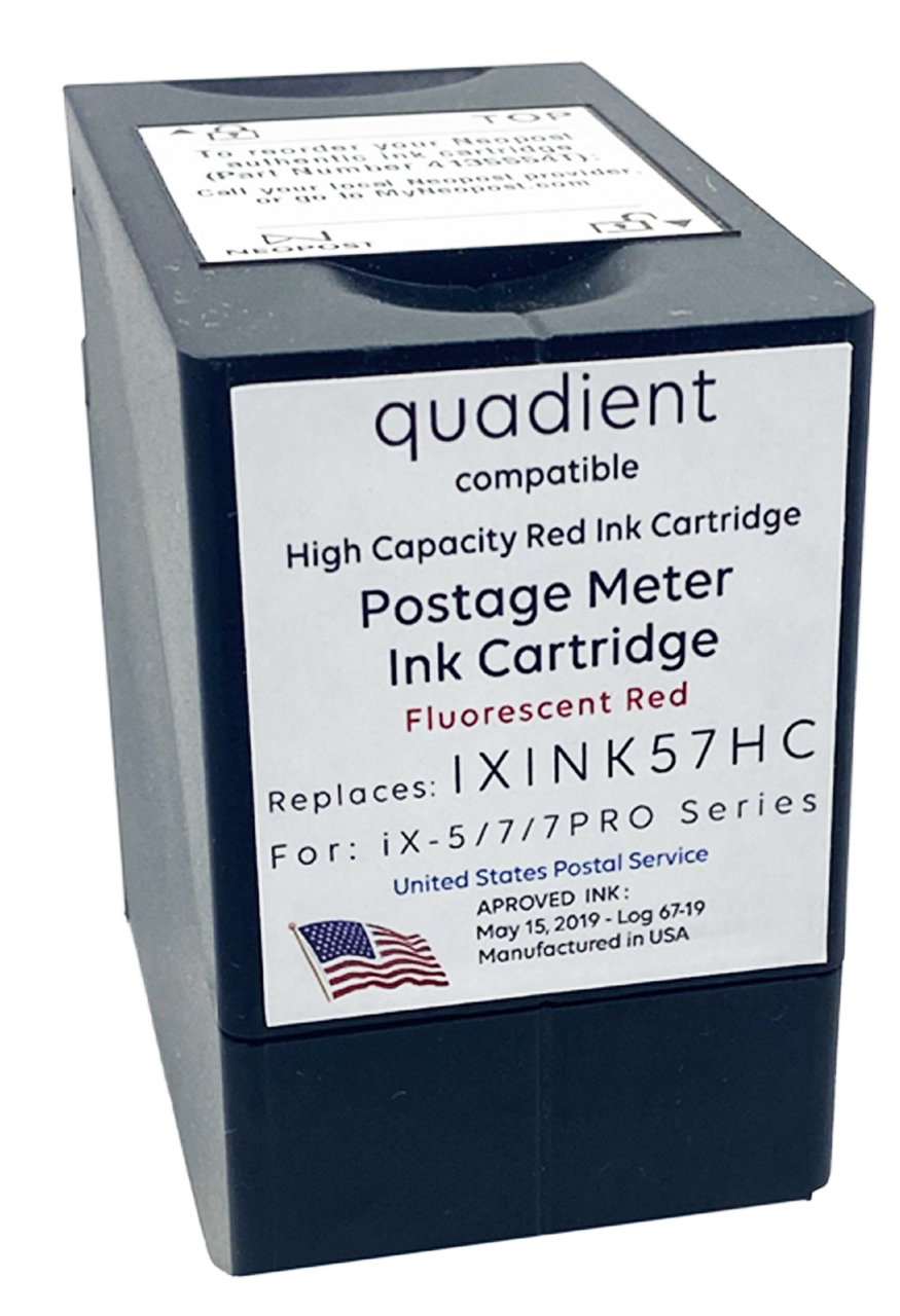 Quadient IX57HC Compatible High Capacity Ink Cartridge for iX5, iX7 and
