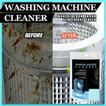 Washing Machine Cleaner Tablets | Foaming Drum Cleaning Tablets | Deep Stain Remover | Disinfects & Deodorizes | Safe Non-Toxic | 10 Tablets | 150g Pack | Easy Use | Lasting Freshness