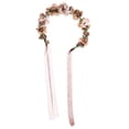 thumbnail image 3 of UPOUART Lightweight Bridal Floral Hairband, Wedding Headpiece for Special Occasions, Elegant Coffee Flower Design, 3 of 6