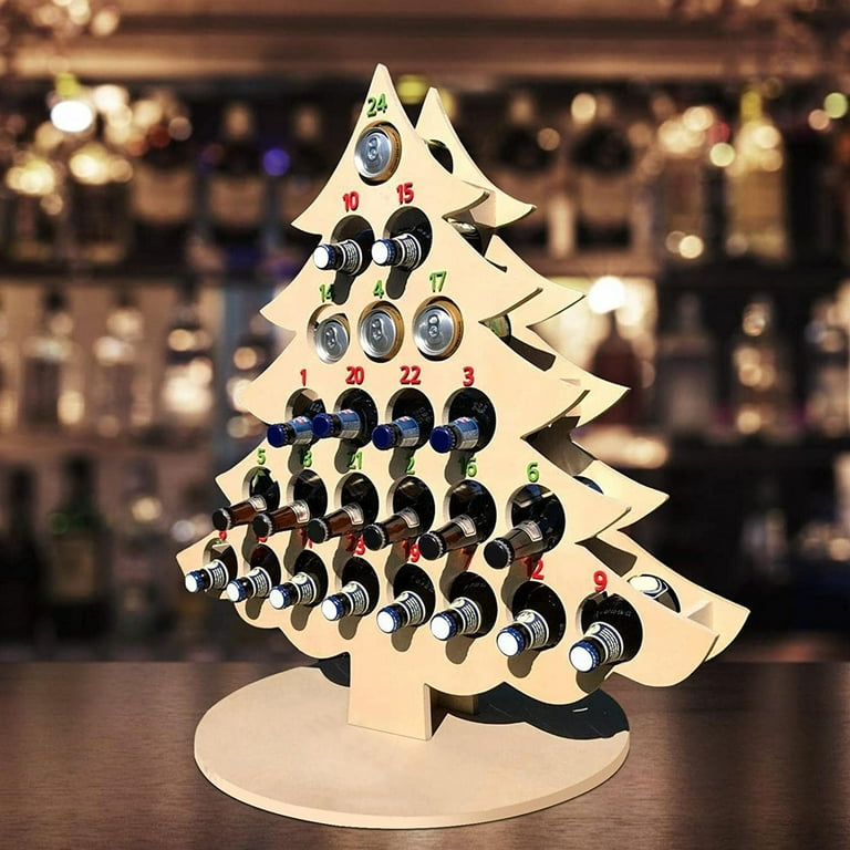 Christmas tree bottle holder hot sale