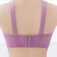 thumbnail image 4 of Ropa interior de sujetador de perspectiva calada cómoda de Color sólido para mujer sin llantas Fridja  nalpqowj33546, 4 of 9