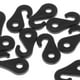 thumbnail image 5 of Ganchos de sujeción Cola 10 unidades/juego para toldo de tienda cuerda elástica de 3,6 cm blanco y negro 27 cm, 5 of 8