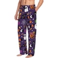 thumbnail image 2 of Yiaed Halloween Sweet Candy Print Men's Lounge Pants, Loose PJ Bottoms, Long Pajama Pants for Men-XX-Large, 2 of 5