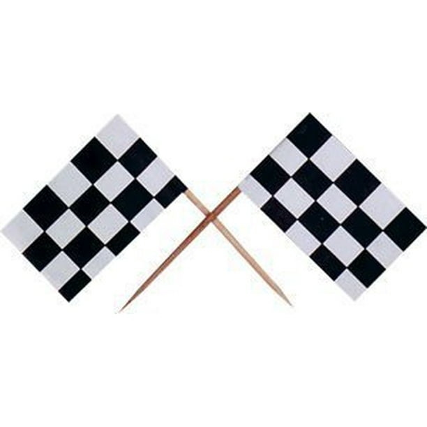 Race Car Flag Picks Party Supplies 144 Pieces