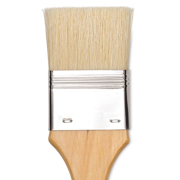 Blick Scholastic White Bristle Brush - Gesso, 2"