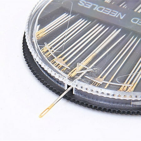 30pcs/box Hand sewing needle sewing needle disc gold tail needle ...