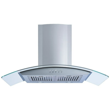 Winflo 36 400 Cfm Convertible Wall Mount Range Hood Walmart Com Walmart Com
