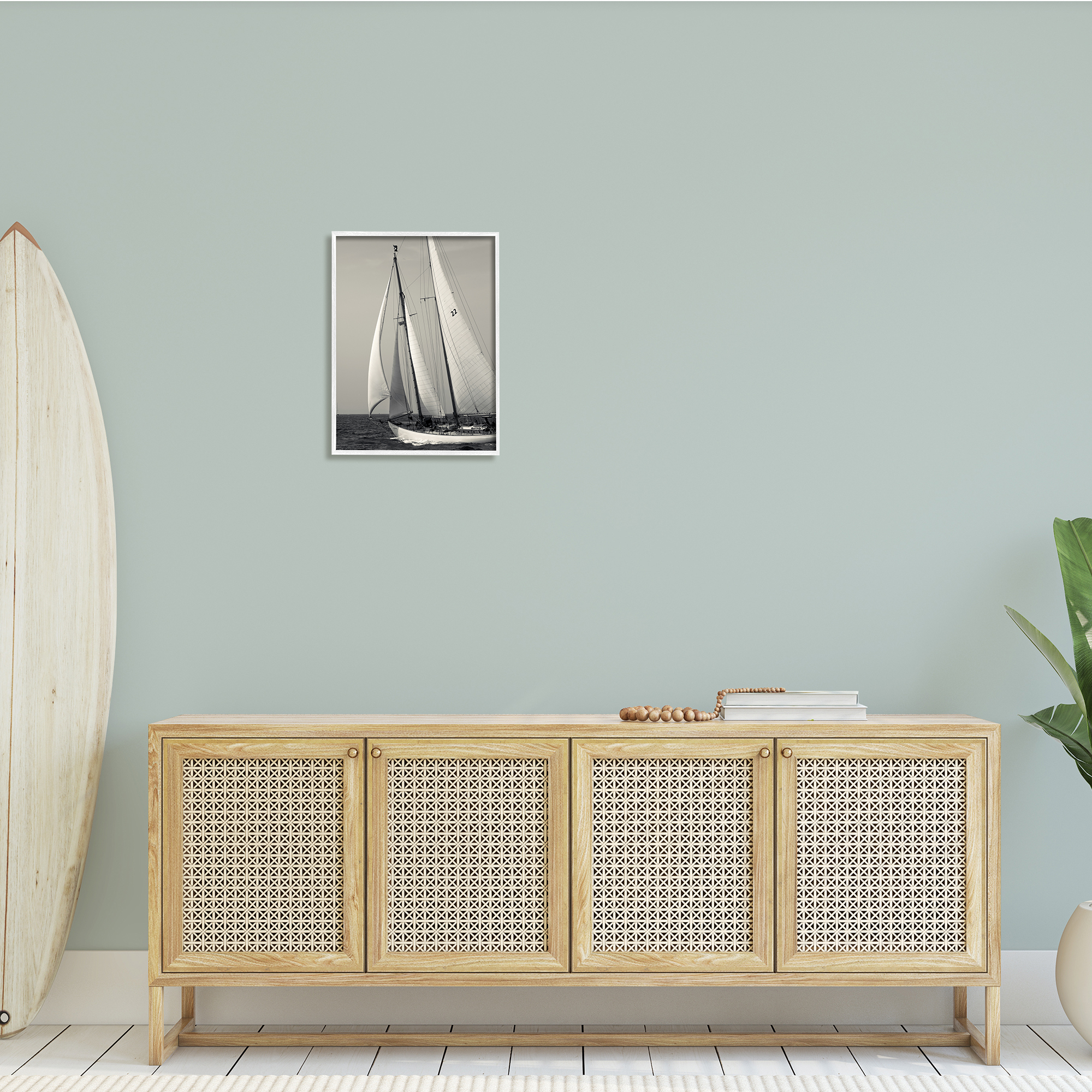 Stupell Indtries Ocean Ship Full Sail Modern Nautical Boat Photography,16 x 20,Design by Danita Delimont