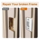 thumbnail image 5 of 4 Pack Door Latch Strike Plate-Stainless Steel Door Lock Strike Plate Repair Kits-Door Latch Restorer Reinforcement, 5 of 5