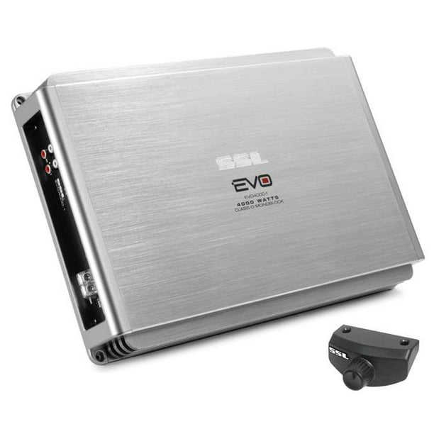 Soundstorm SSL EVO4000.1 4000W Monoblock Class D Car Audio Amplifier