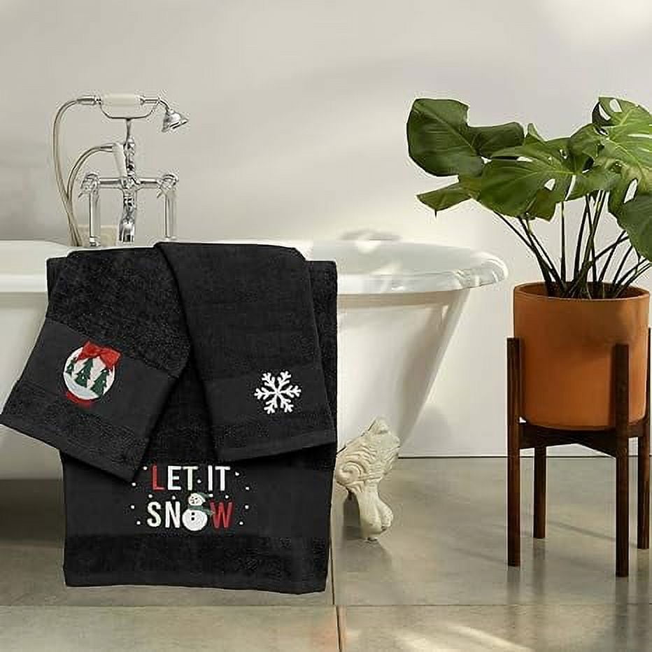 Christmas Wonder Towel Set Featuring A Set Of 3 100% Cotton Terry