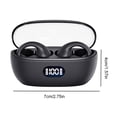 thumbnail image 2 of Auriculares Auriculares estéreo compatibles con Bluetooth para deportes al aire libre Negro, 2 of 9