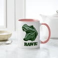 thumbnail image 4 of CafePress - T Rex RAWR - 11 oz Ceramic Mug - Novelty Coffee Tea Cup, 4 of 4