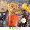 thumbnail image 7 of Wevac 8" x 12" 100 Count Food Vacuum Storage Bags, Heavy Duty Pre-Cut Sealer Bag, Clear, 7 of 7