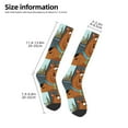 thumbnail image 3 of Saiise Scooby-Doo J Funny Socks Men Women Boys Kids Adults Novelty Graphic Crew Tube Socks Crazy Design Casual Dress Socks for Sports,Running,Travel, 3 of 7