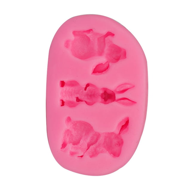 Matsuzay Moldes para galletas, accesorios para hornear en la cocina, molde en relieve con diseño de conejo, fácil de limpiar, troquel Herramientas y accesorios para hornear