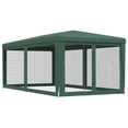 thumbnail image 5 of Carevas Party Tent with 6 Mesh Sidewalls Green 9.8'x19.7' HDPE, 5 of 7